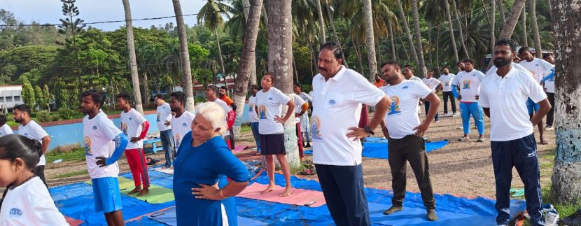 AATO and Ministry of Tourism, Govt. of India celebrate International Yoga Day at Corbynscove Beach