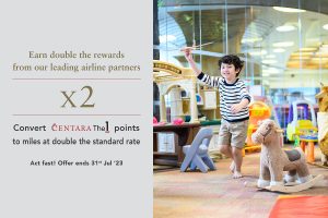 Centara joins hands with three international airlines to offer Double Miles for CentaraThe1 members