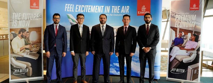 Emirates celebrates the launch of Premium Economy in Singapore