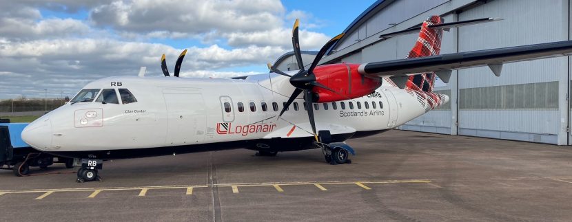 Loganair celebrates the introduction of new ATR aircraft into Glasgow