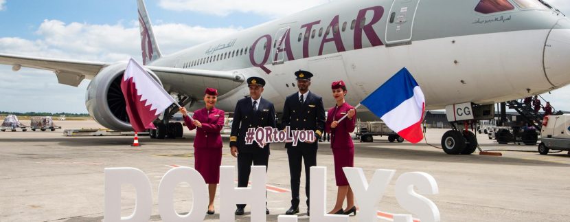 Qatar Airways touches down in Lyon, France